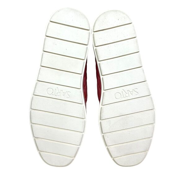 Sarto By Franco Sarto Women Sneaker Prato‎ Pink Quilted Leather Cushions Sz 8.5 - Picture 8 of 8